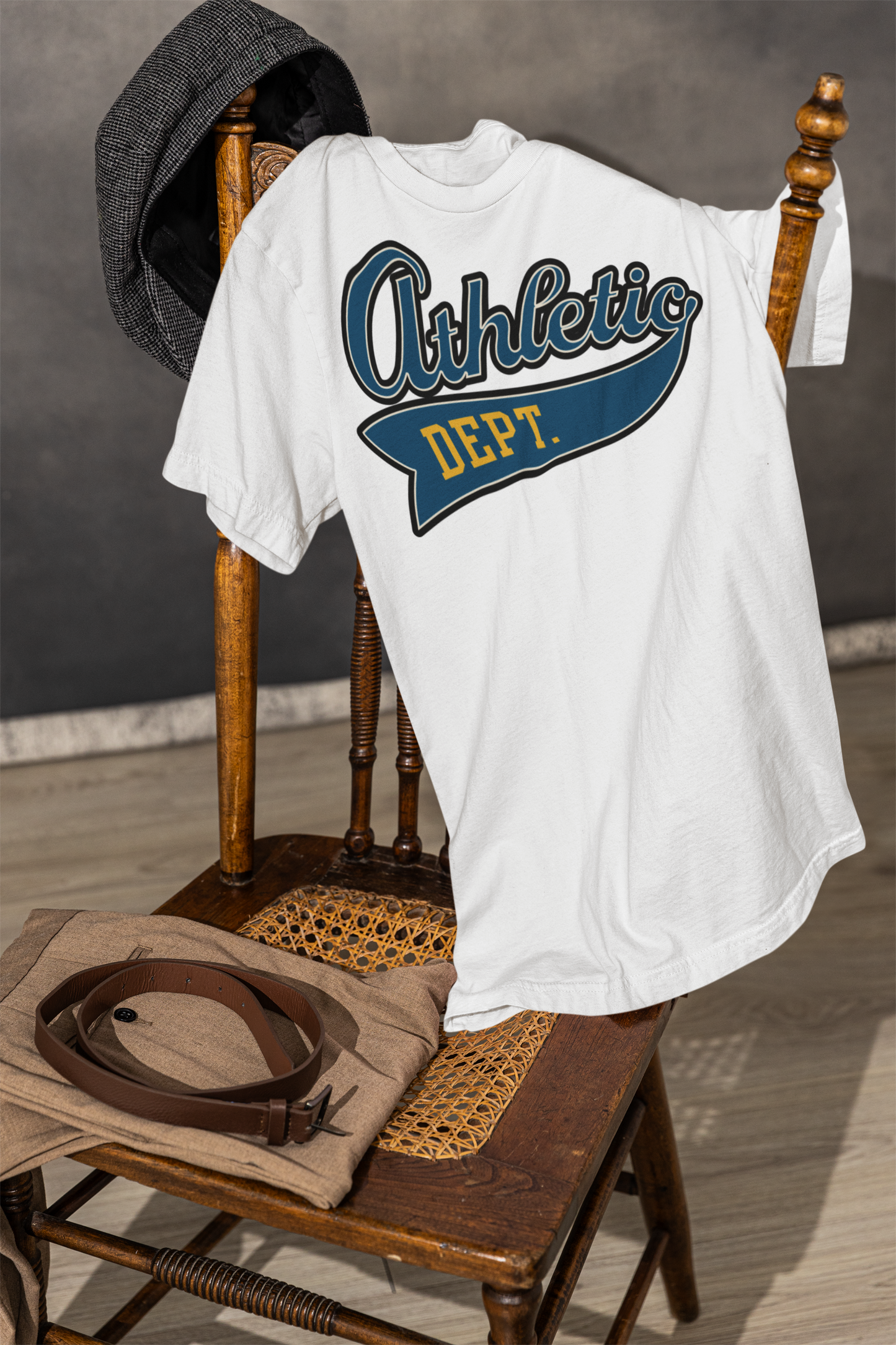 Athletic Dept. Tee - White - BURBENT®