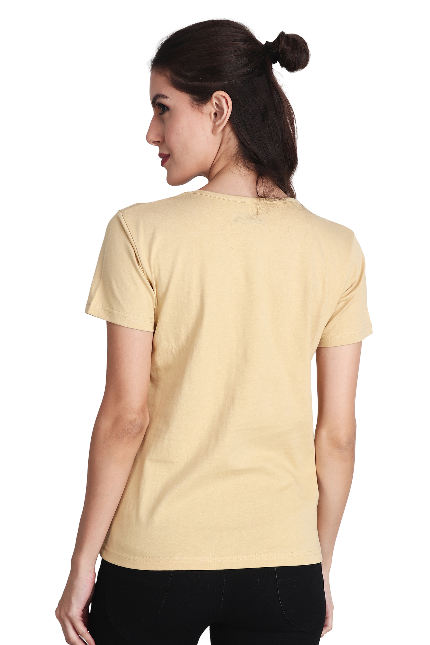 Womens Beige Tshirt - BURBENT®