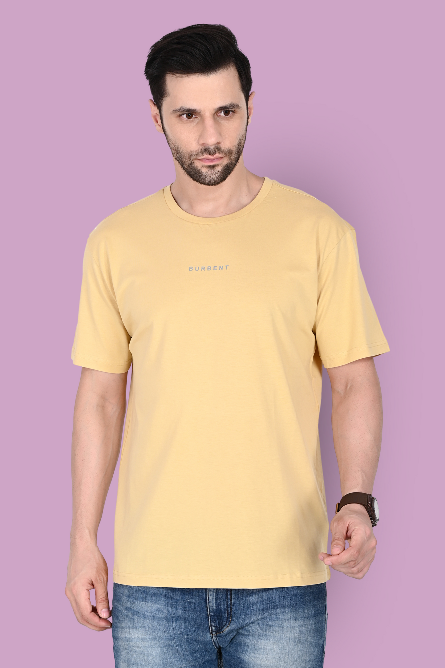 Beige Supima® Cotton T-shirt - BURBENT®