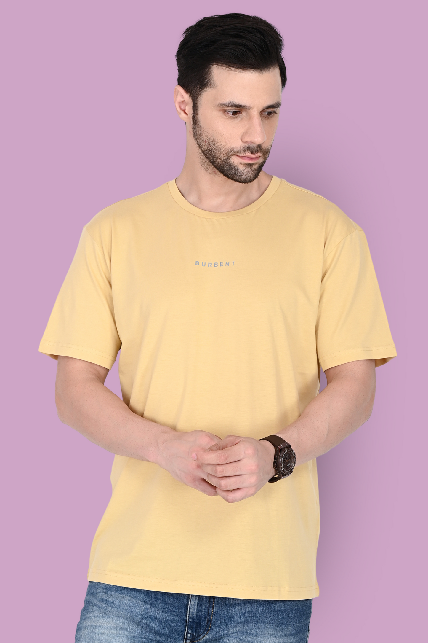 Beige Supima® Cotton T-shirt - BURBENT®