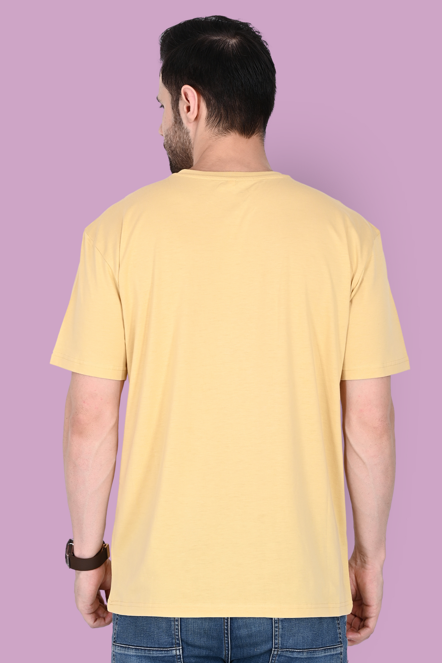 Beige Supima® Cotton T-shirt - BURBENT®
