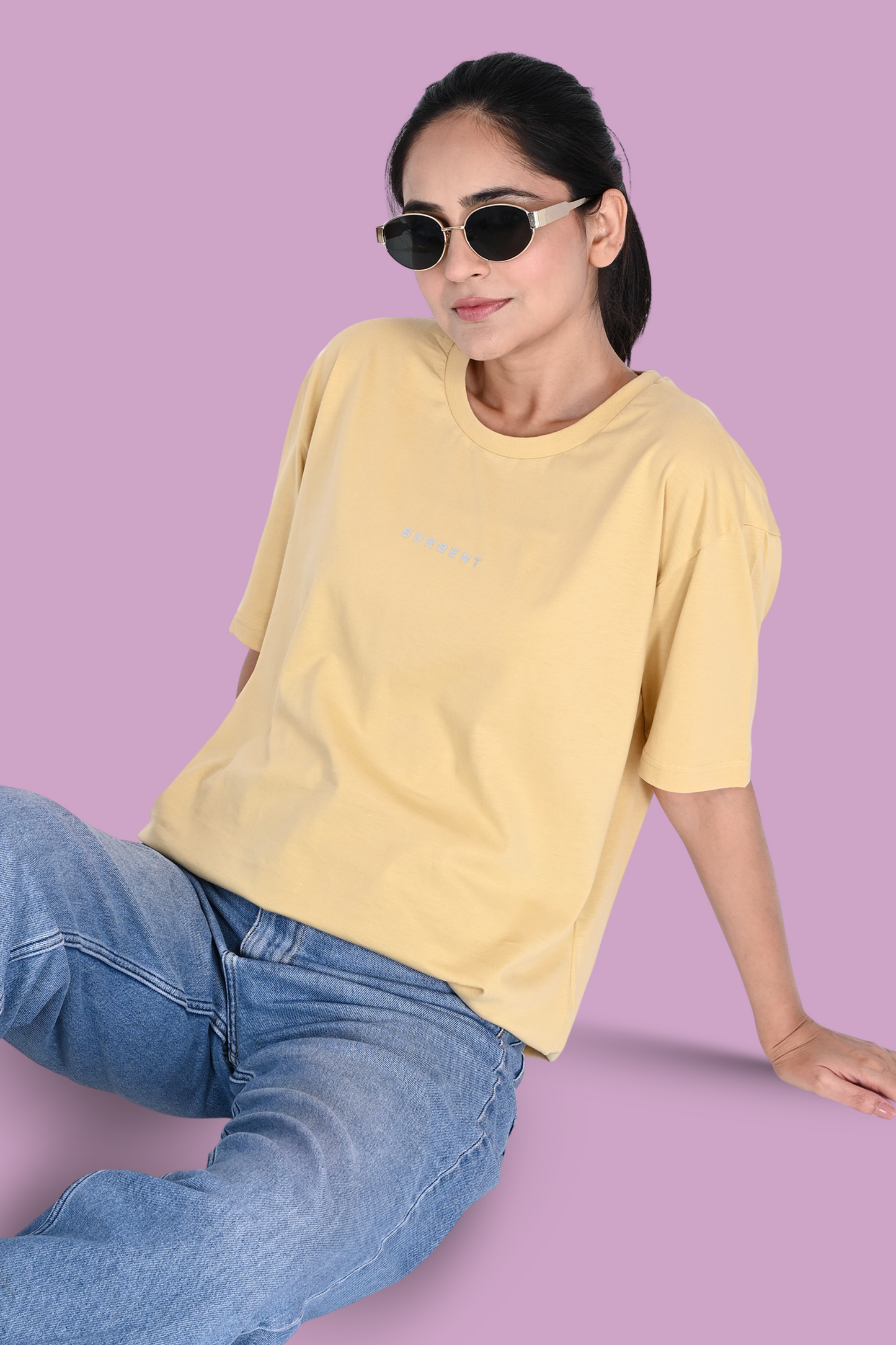 Beige Supima® Cotton T-shirt - BURBENT®