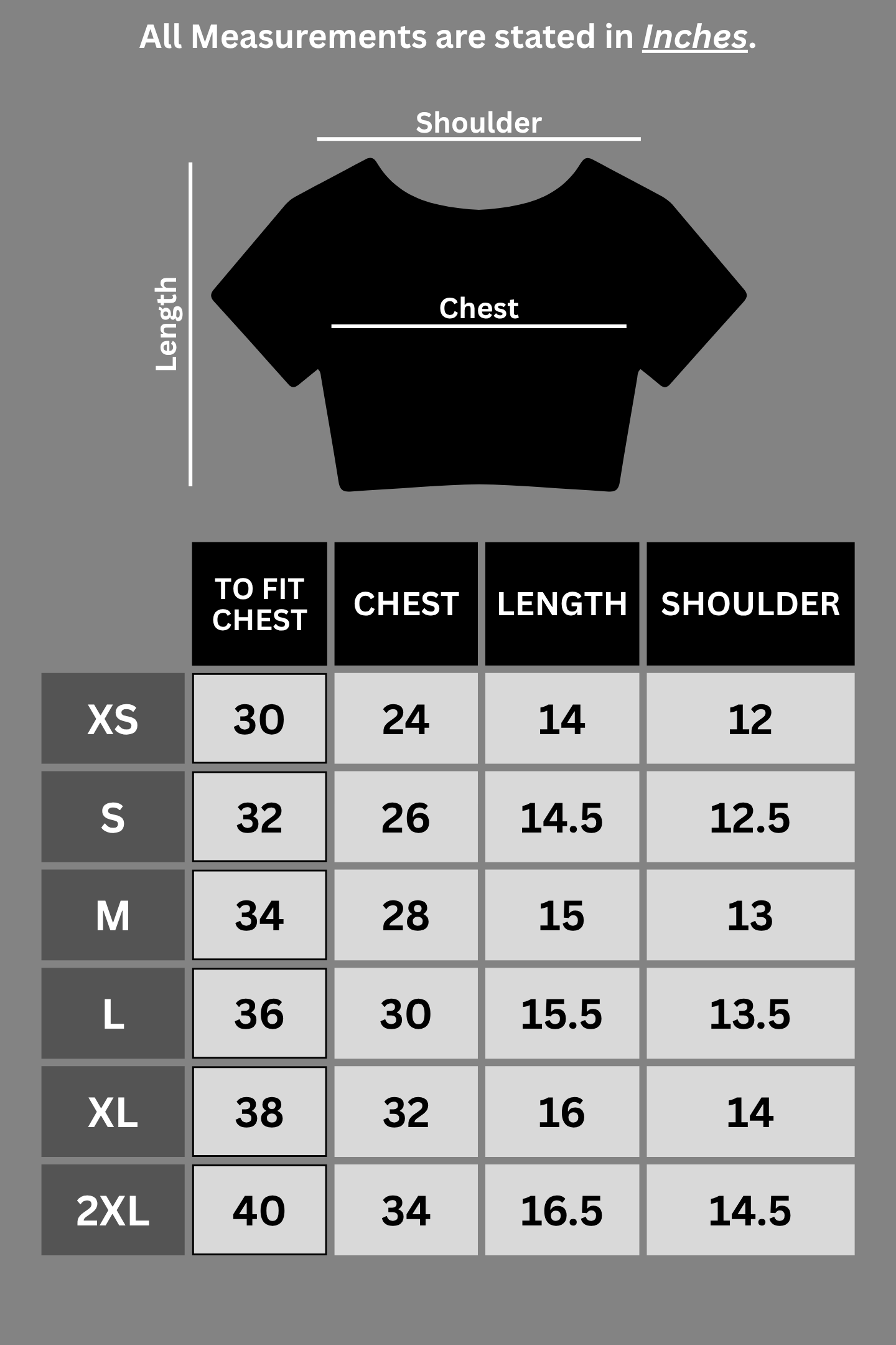 Black Fitted Crop Tee for Women