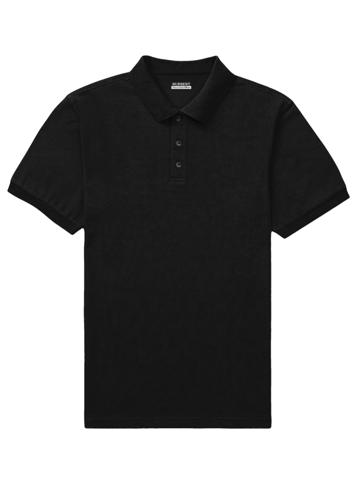 Black Polo for Men - BURBENT®