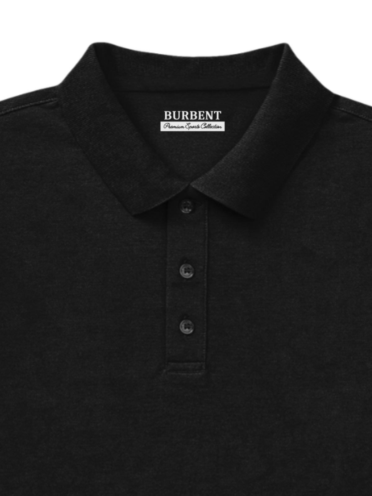 Black Polo for Men - BURBENT®