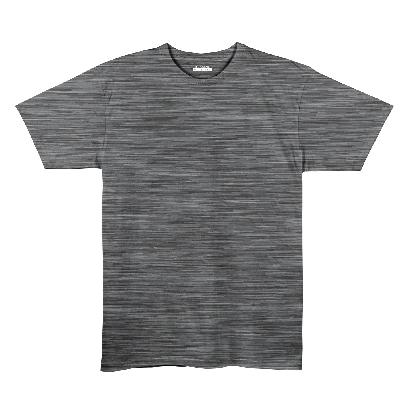 Charcoal Melange Unisex Regular Fit Tshirt - BURBENT®