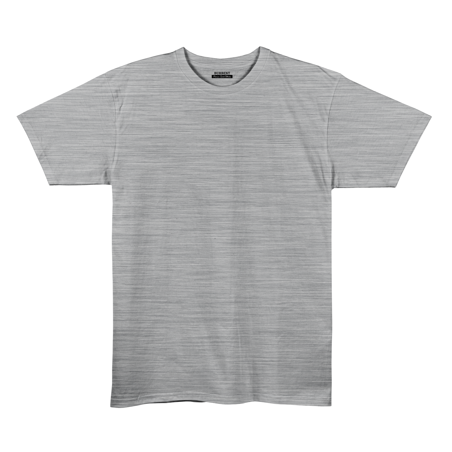 Grey Melange Unisex Regular Fit Tshirt - BURBENT®
