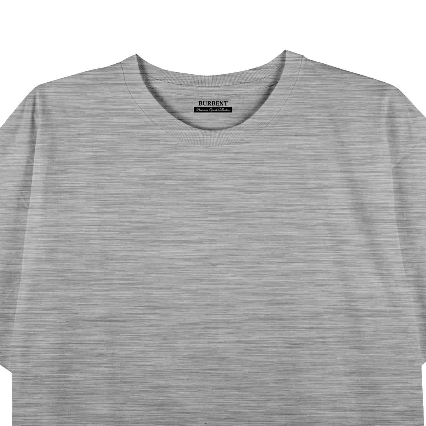 Grey Melange Unisex Regular Fit Tshirt - BURBENT®