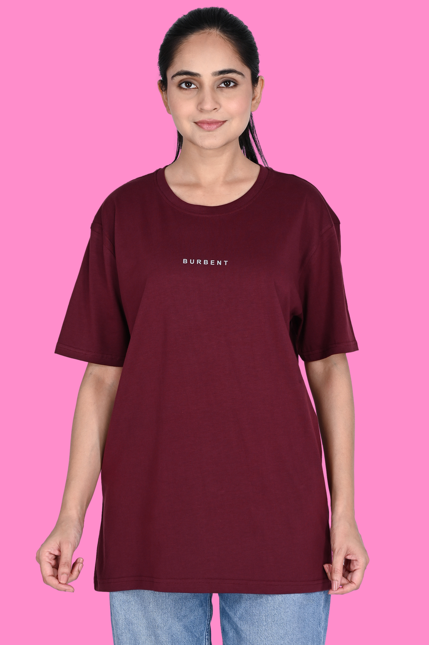 Maroon Supima® Cotton T-shirt - BURBENT®