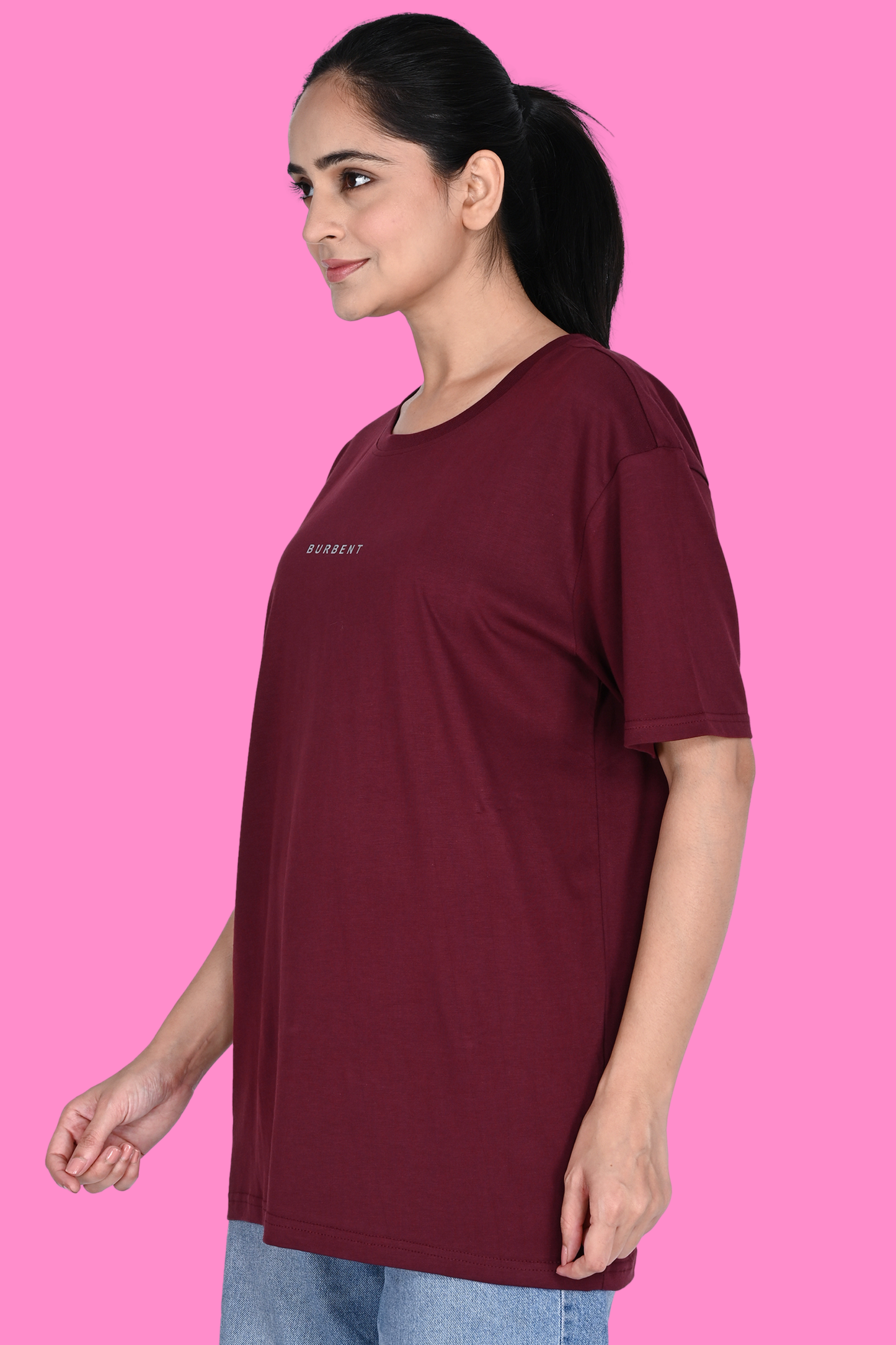 Maroon Supima® Cotton T-shirt - BURBENT®