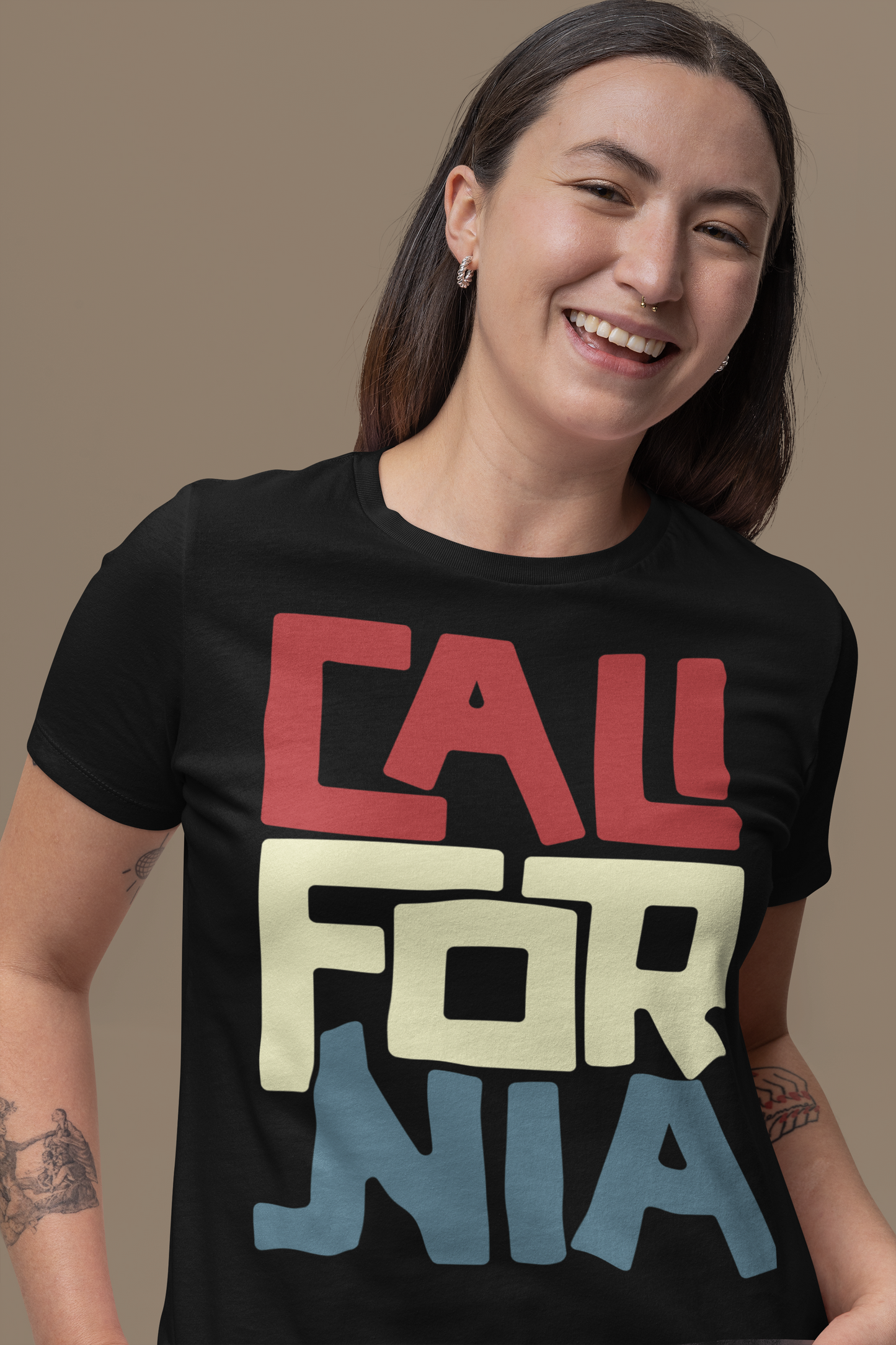 California Tri-Color Tee - BURBENT®