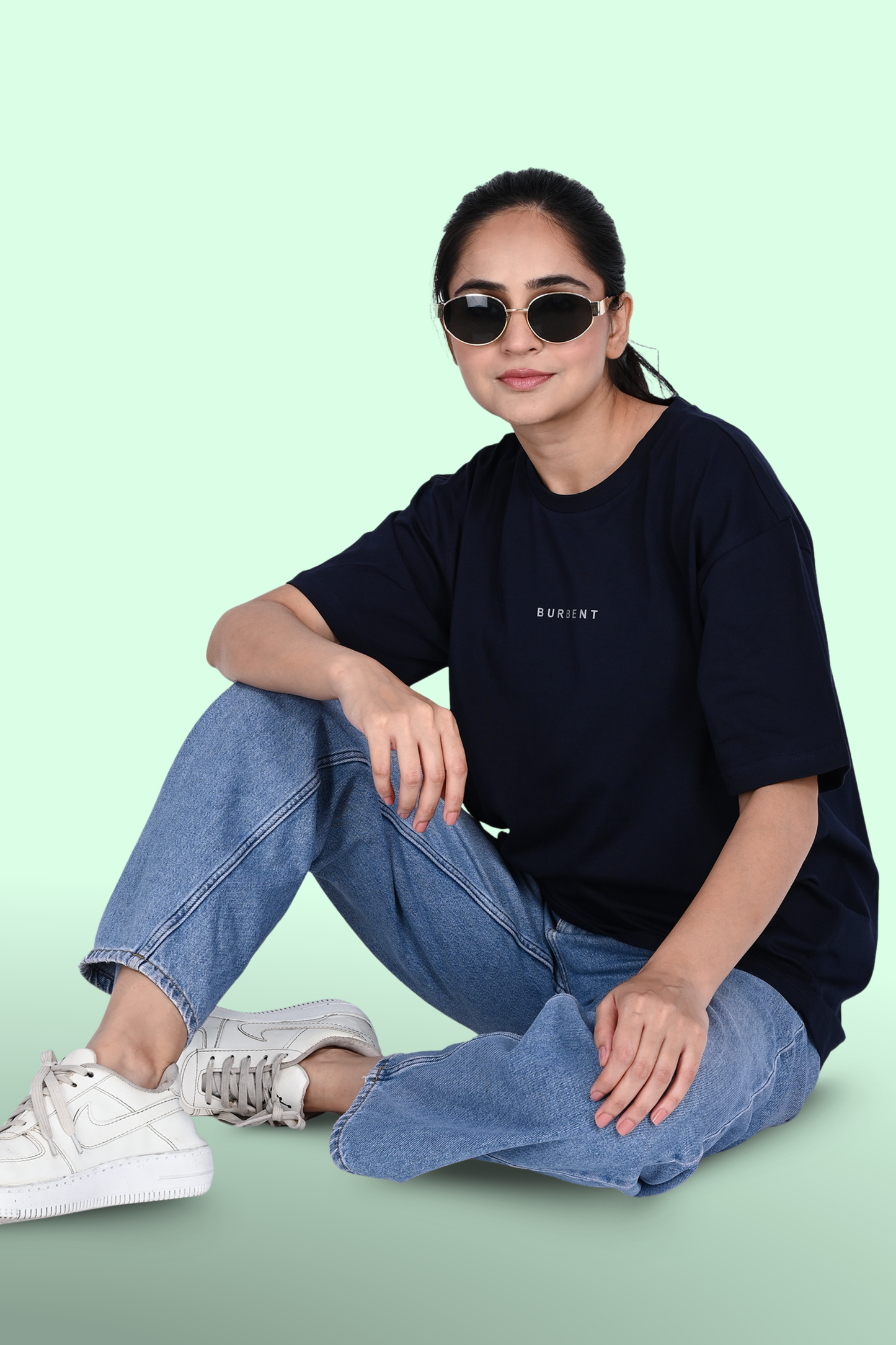 Navy Blue Supima® Cotton T-shirt - BURBENT®