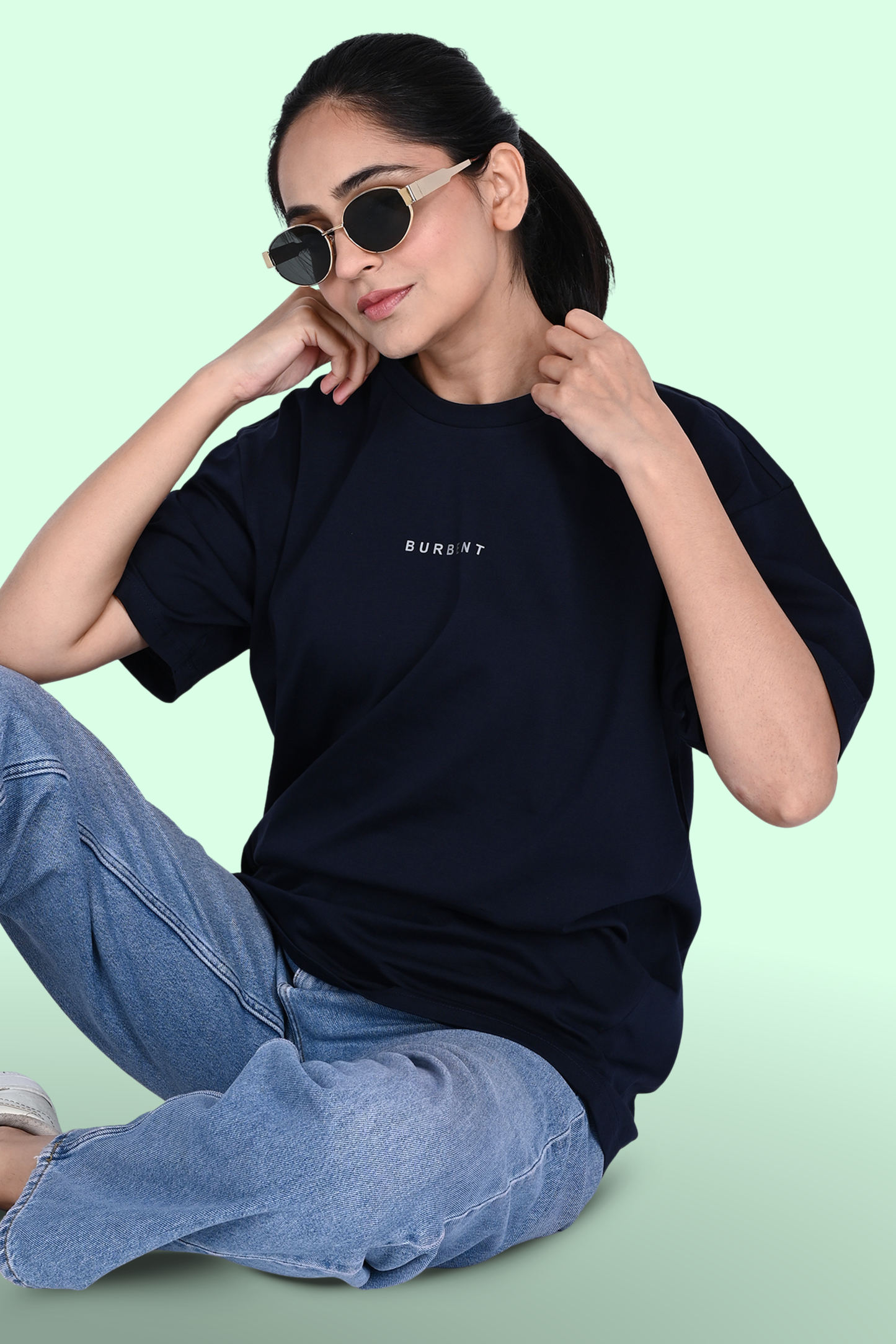 Navy Blue Supima® Cotton T-shirt - BURBENT®