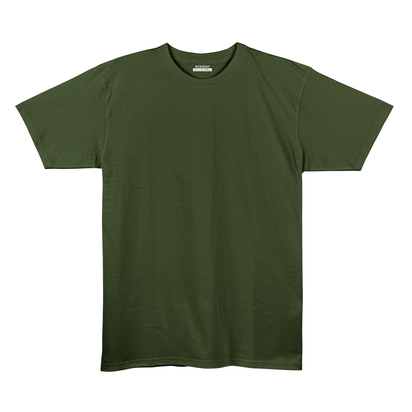 Olive Green Unisex Regular Fit Tshirt - BURBENT®