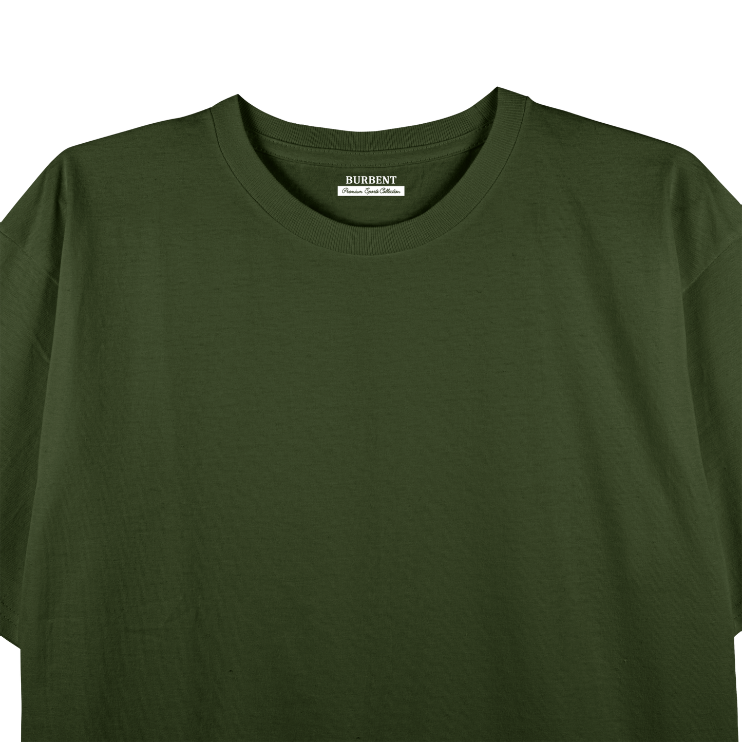 Olive Green Unisex Regular Fit Tshirt - BURBENT®