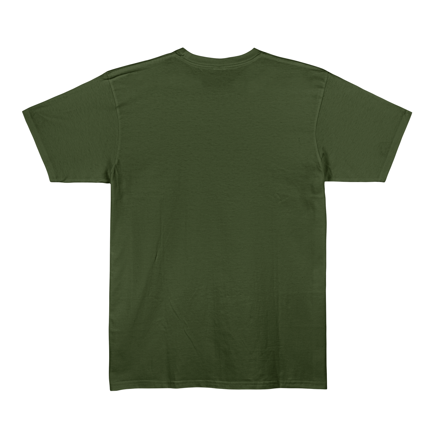 Olive Green Unisex Regular Fit Tshirt - BURBENT®