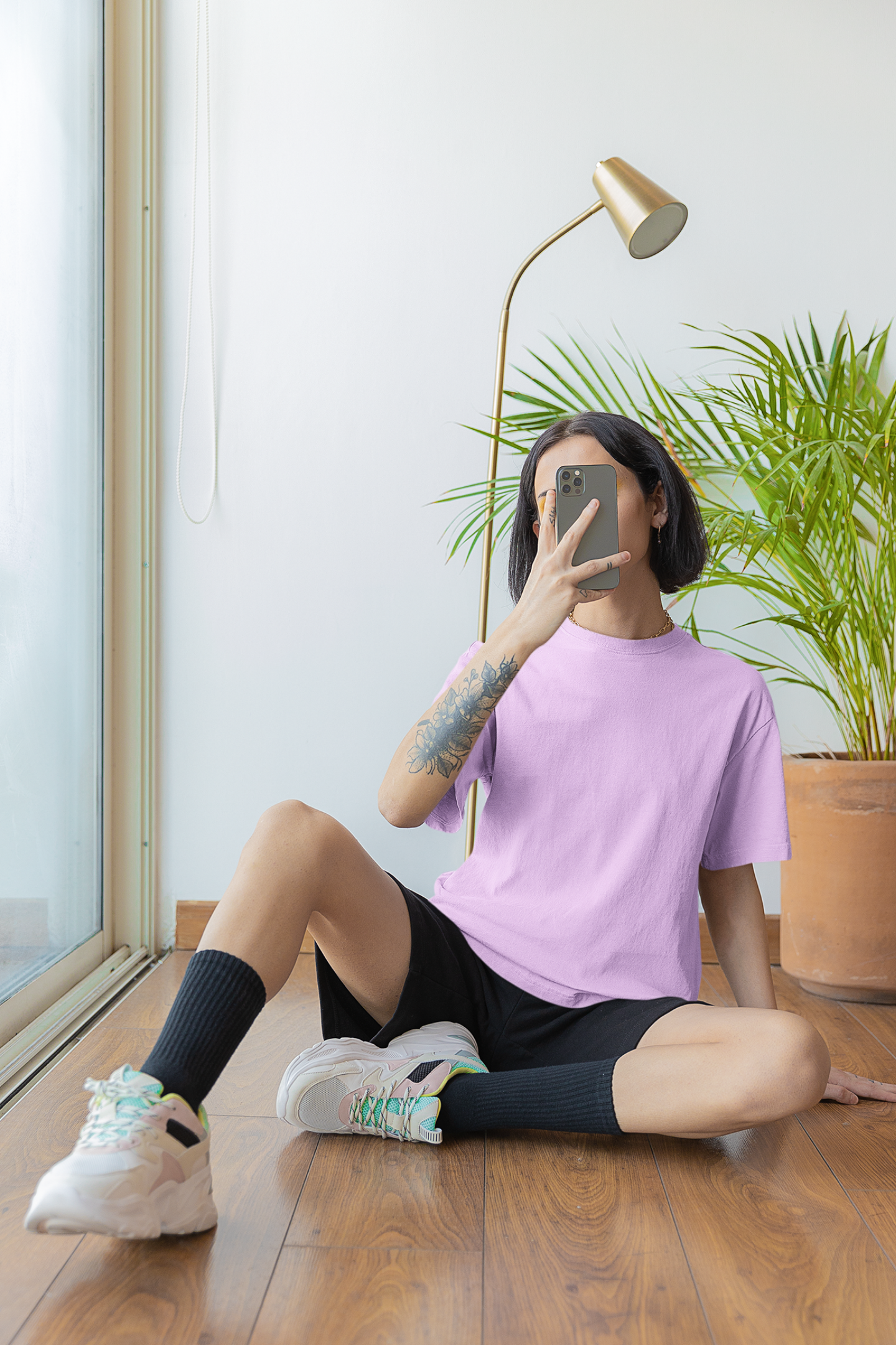 Lavender Oversized Fit Unisex Tshirt - BURBENT®