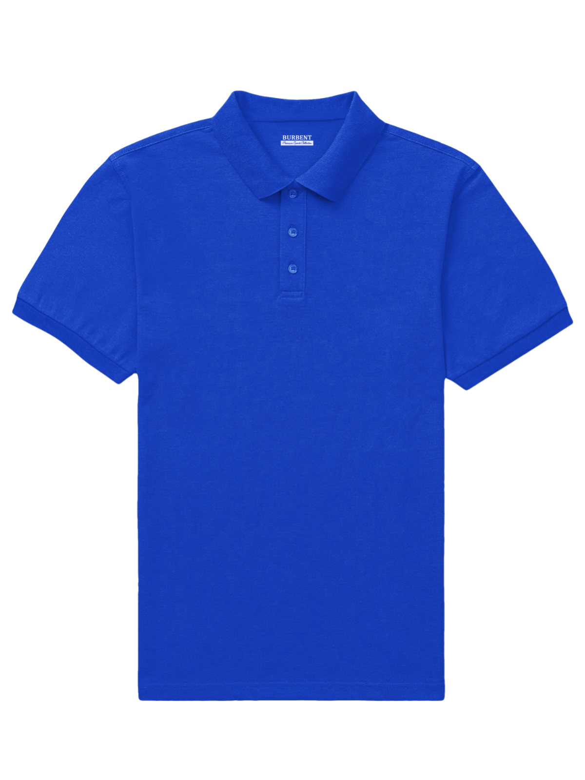 Royal Blue Polo for Men - BURBENT®