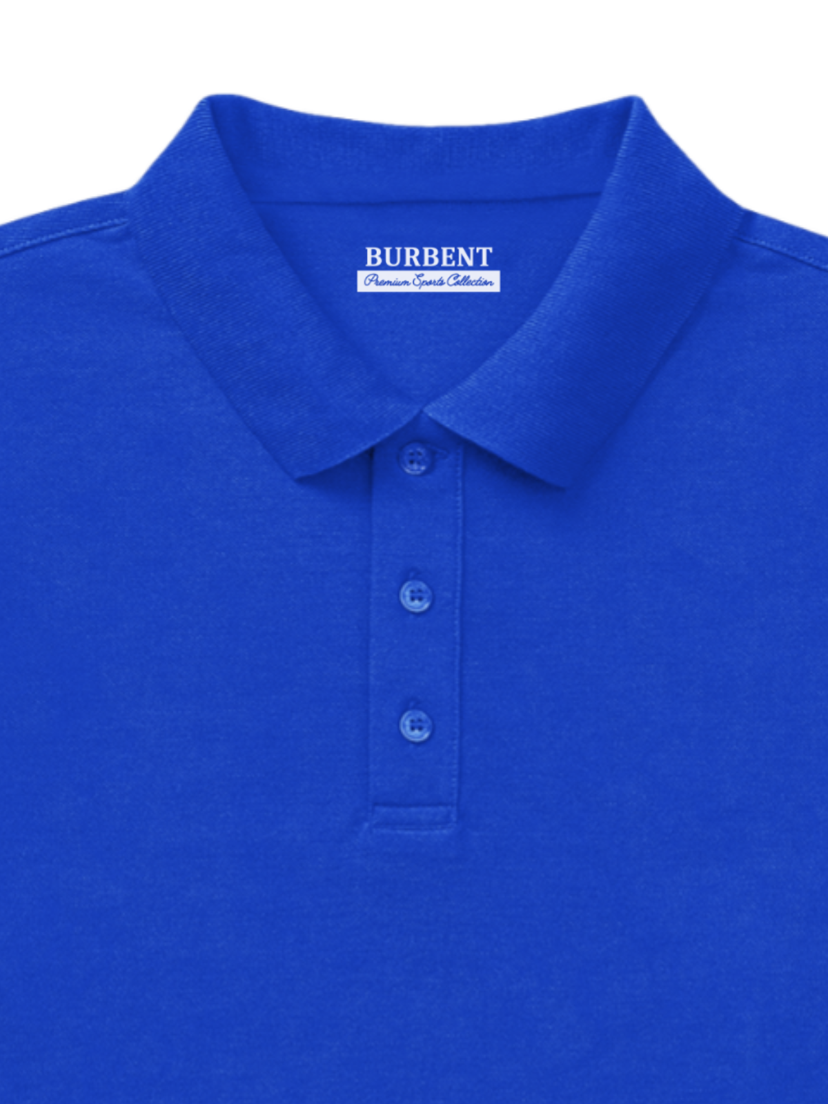 Royal Blue Polo for Men - BURBENT®