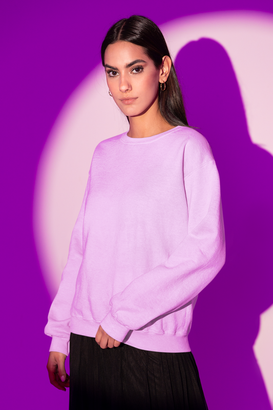 Lavender Unisex Crew Neck Sweatshirt - BURBENT®