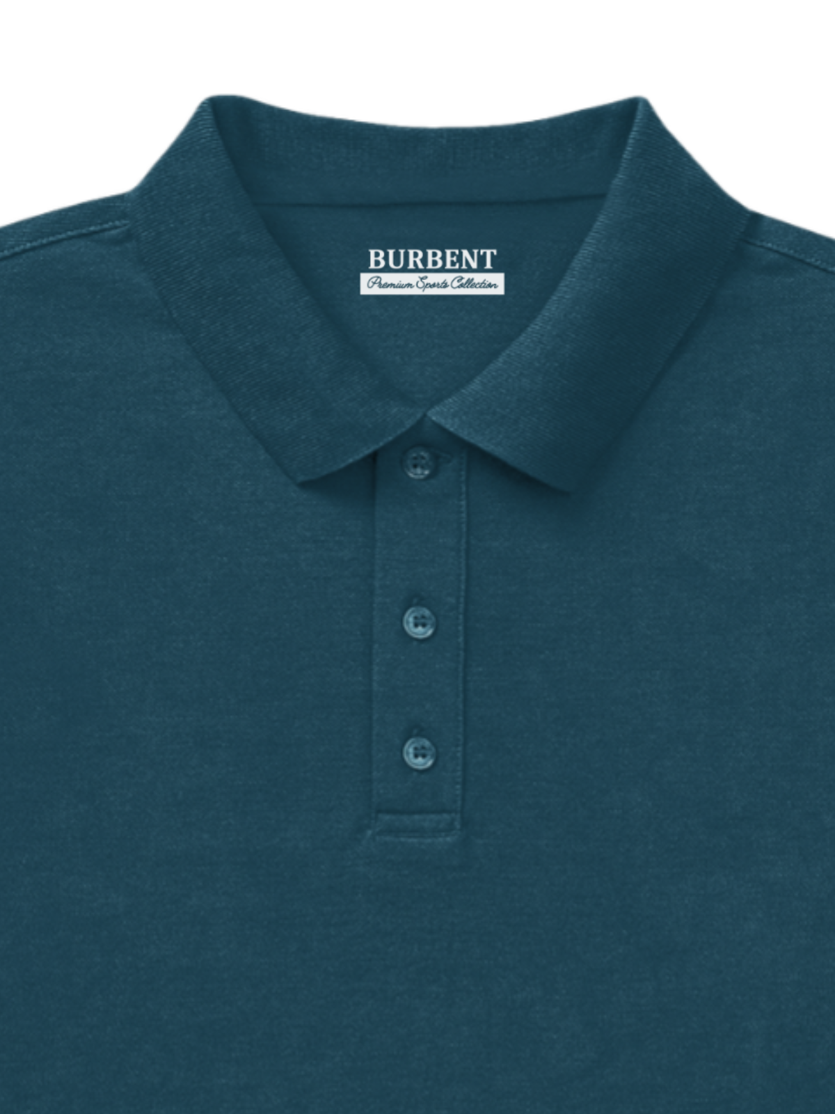Petrol Blue Polo for Men - BURBENT®