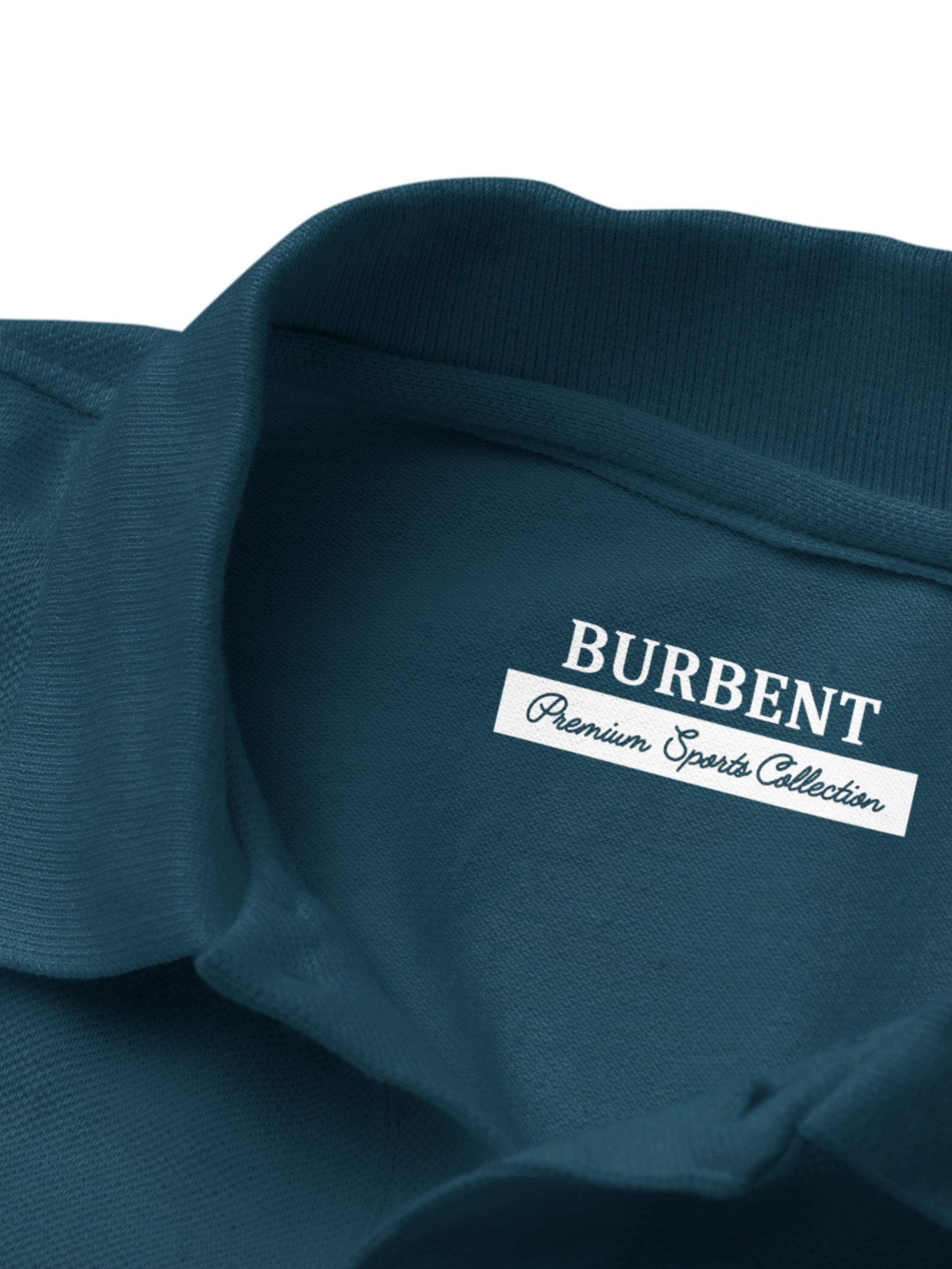 Petrol Blue Polo for Men - BURBENT®