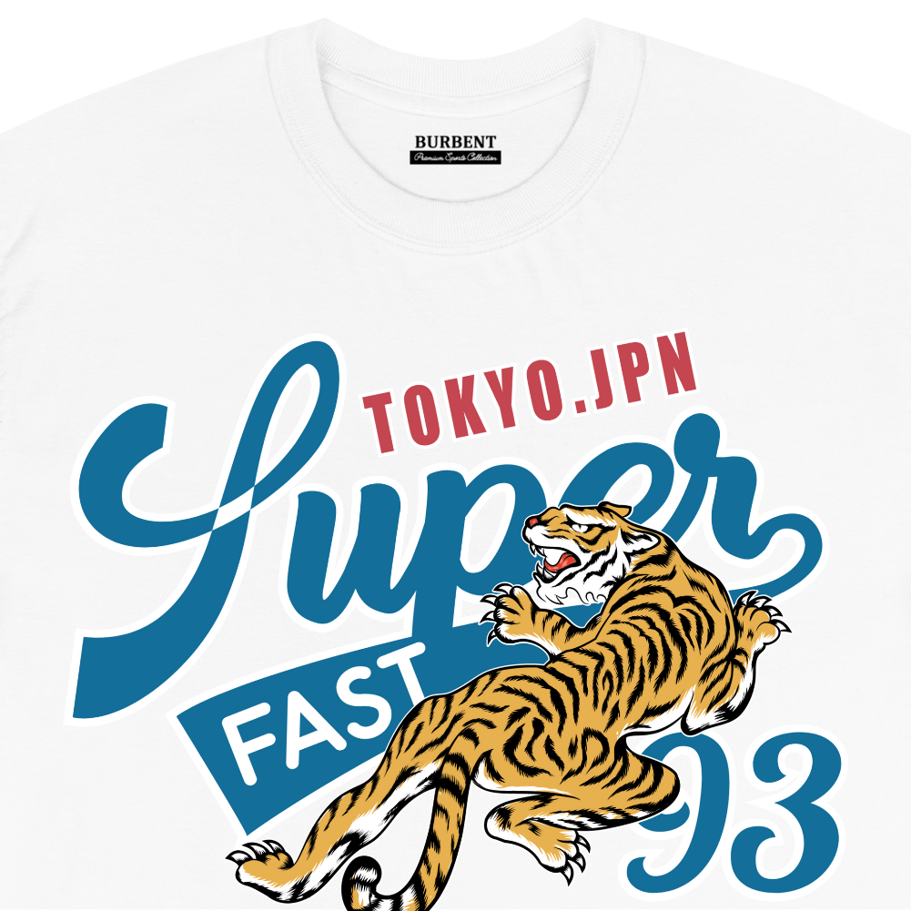 Superfast Tokyo Tiger Unisex Premium Cotton T-Shirt