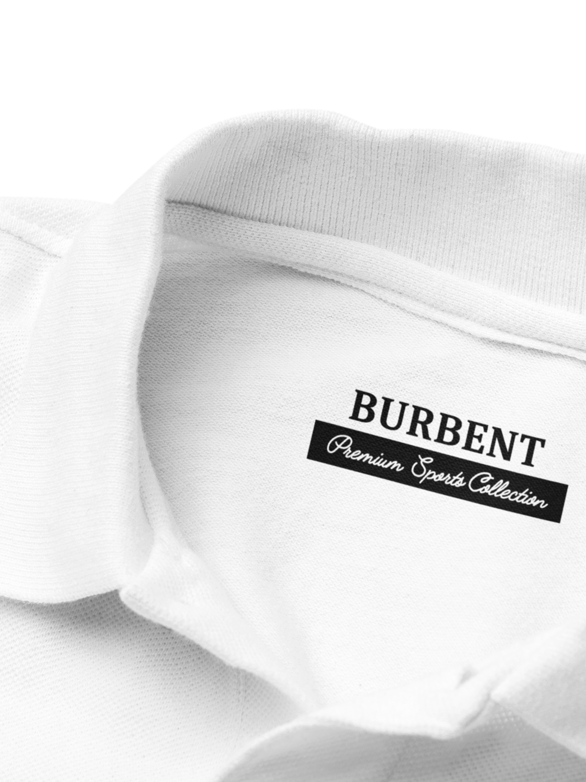 White Polo for Men - BURBENT®