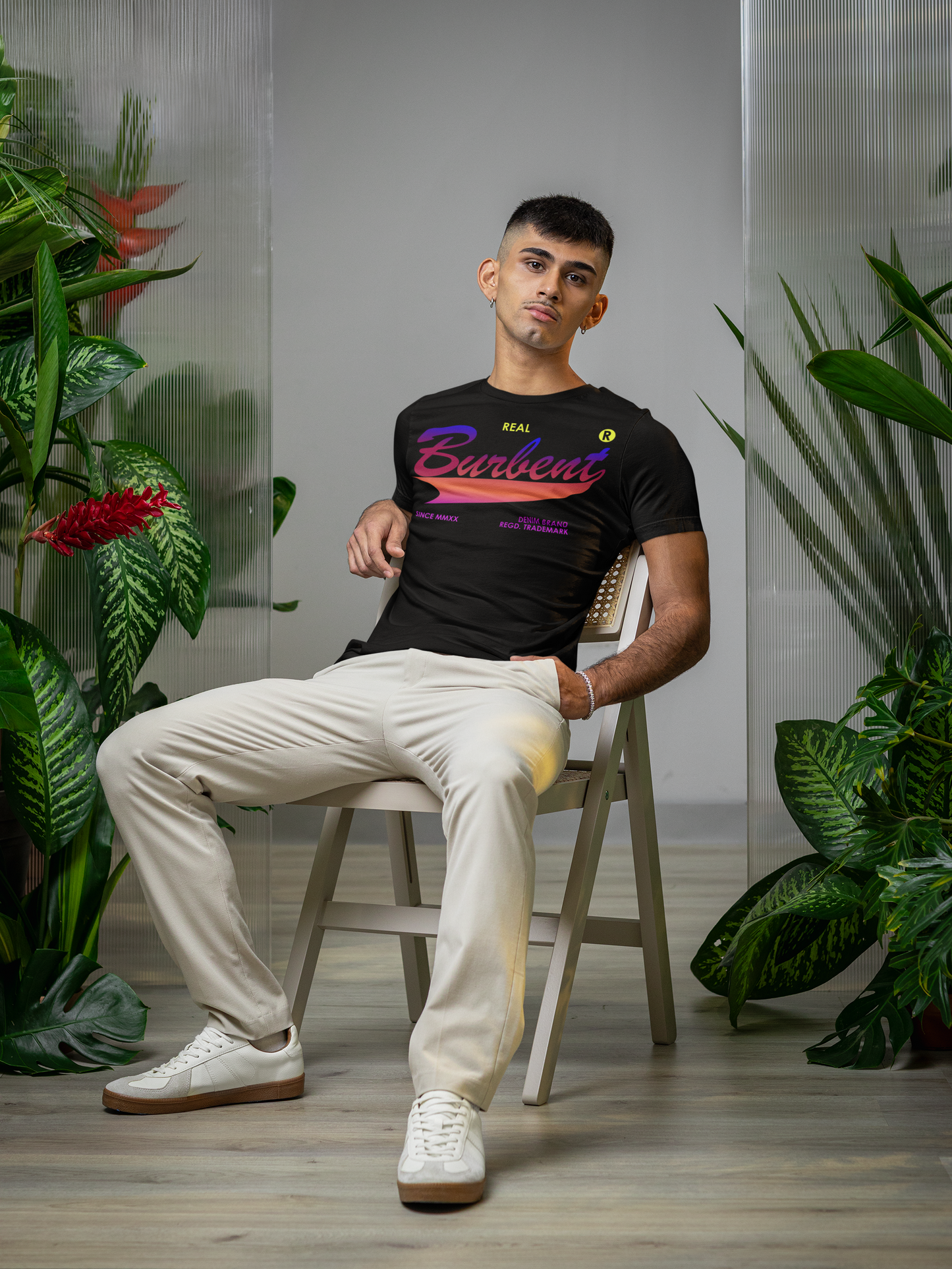 BURBENT® Originals: Gradient Logo Tee - Black - BURBENT®