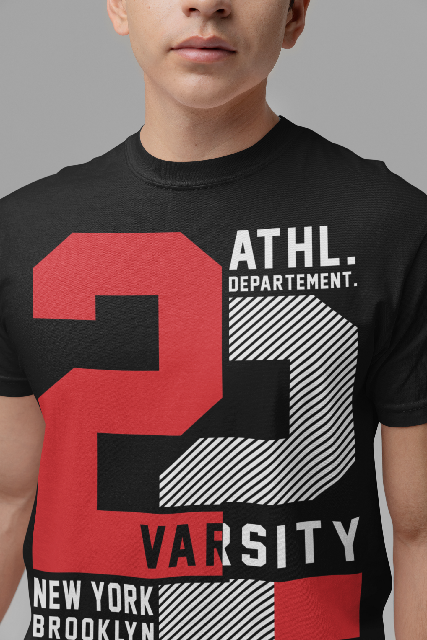 Black Varsity Athletic Dept. Tee - BURBENT®