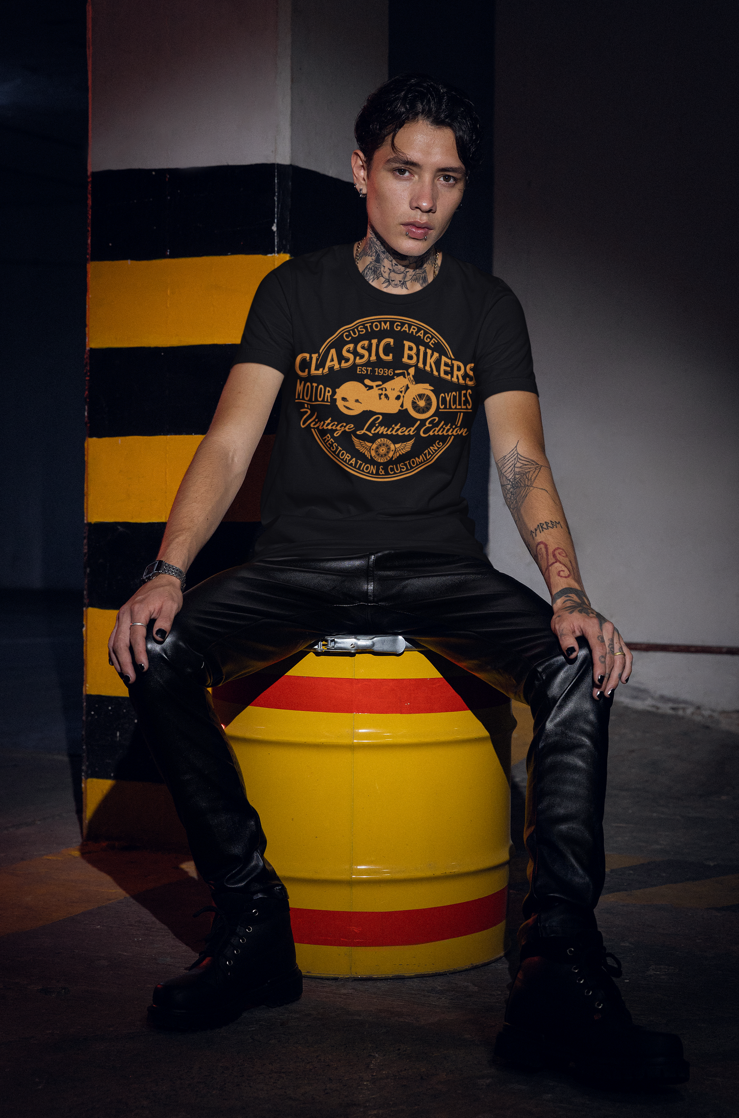Vintage Biker Club Tee - BURBENT®