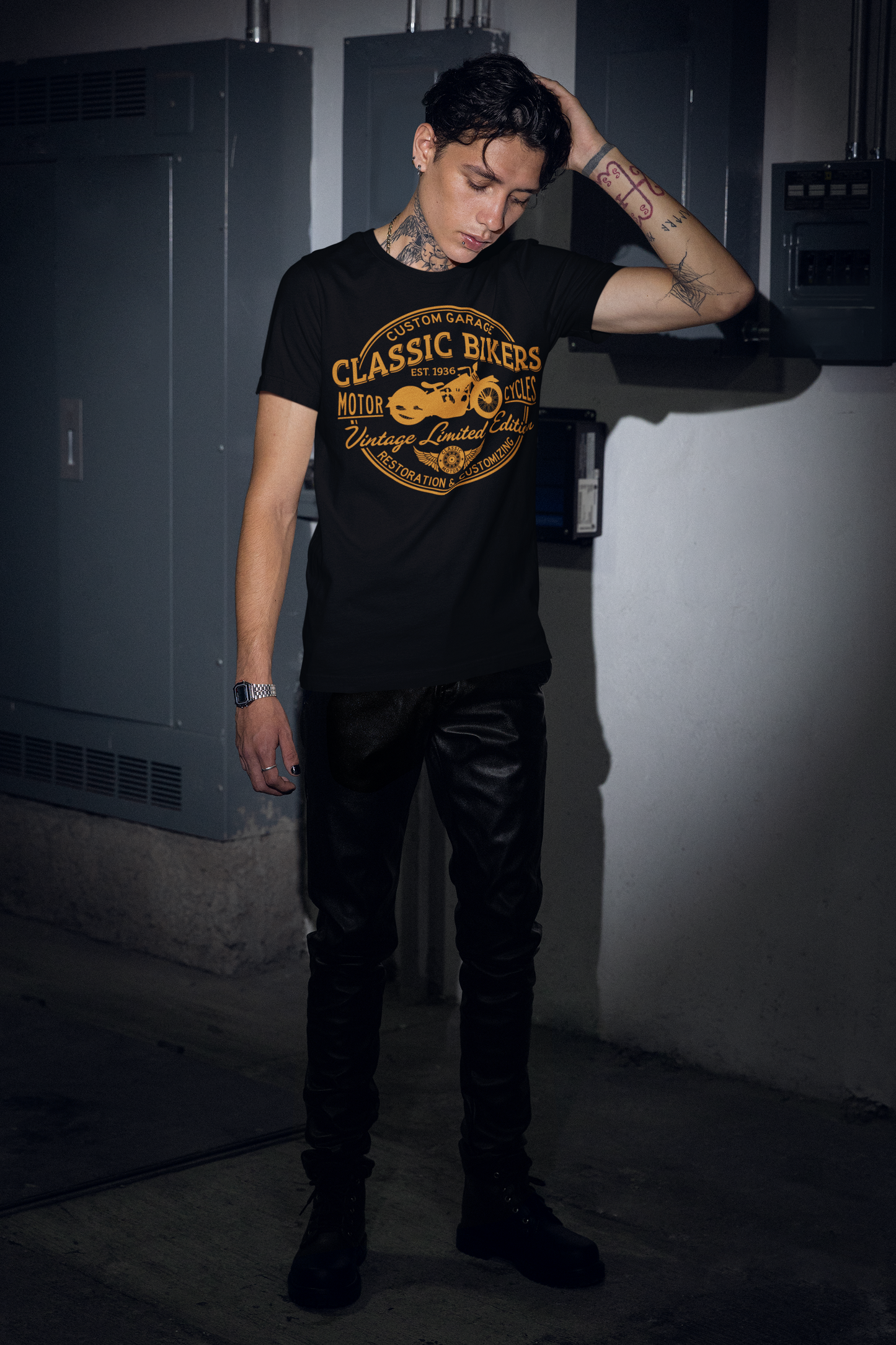 Vintage Biker Club Tee - BURBENT®