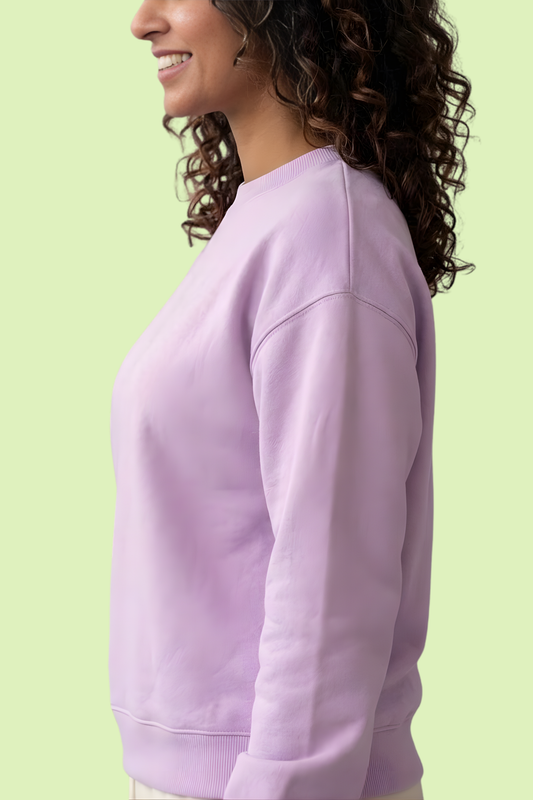 Lavender Unisex Pullover Sweatshirt