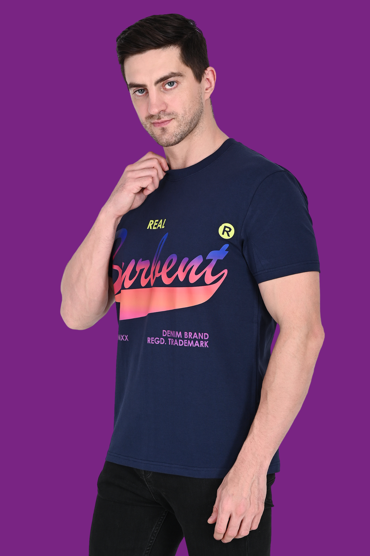 Burbent Real Signature Gradient Tee