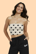 Midnight Hearts Tube Top