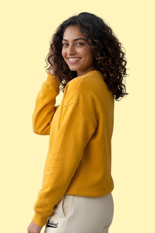 Mustard Yellow Unisex Pullover Sweatshirt