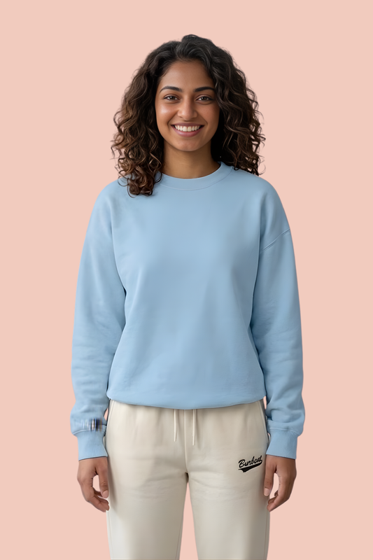 Baby Blue Unisex Pullover Sweatshirt