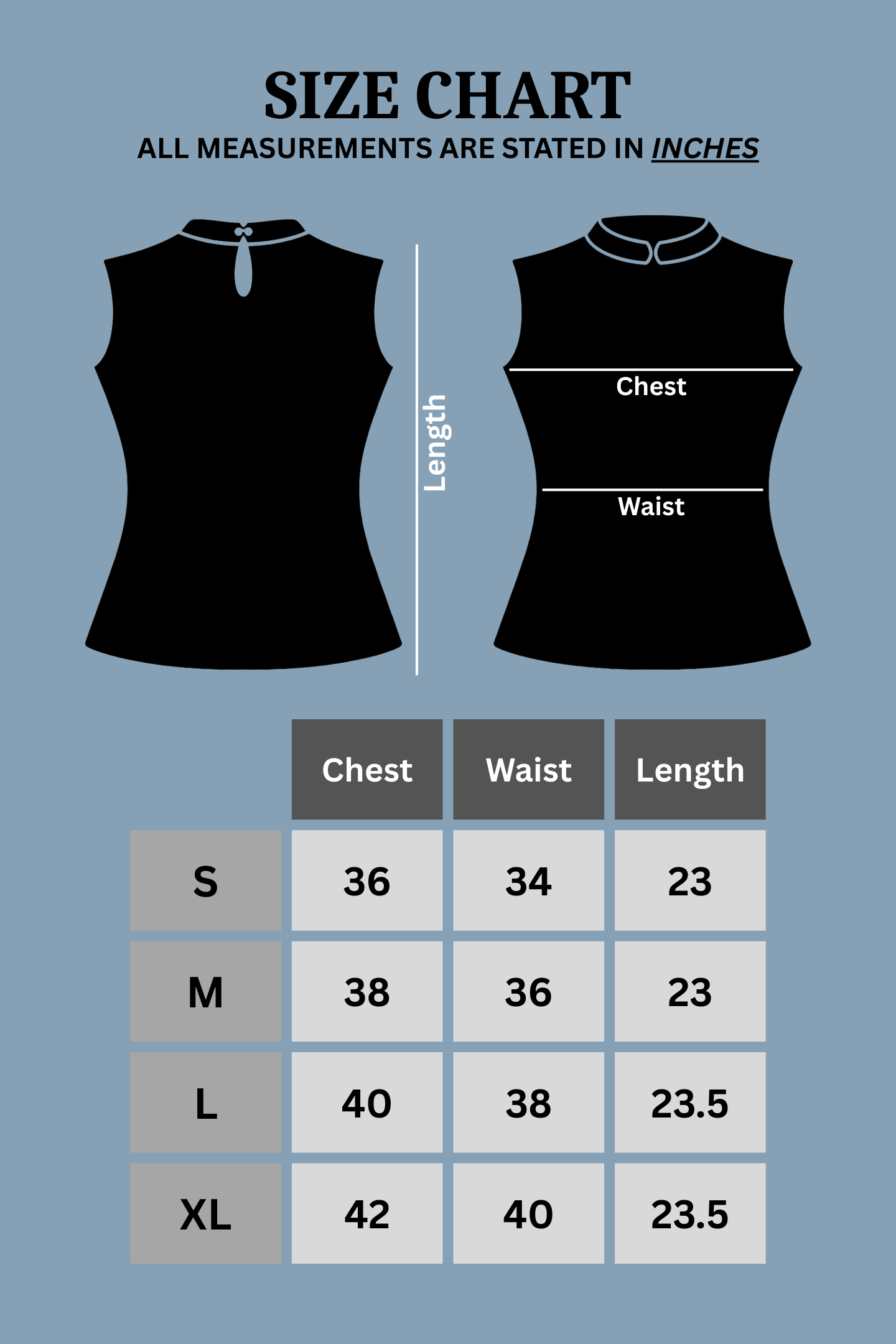 Indigo Tile Mosaic Block Print Cotton Straight-Cut Top with Bandh-Gala Collar