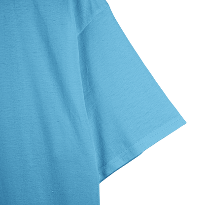 Baby Blue Unisex Regular Fit Tshirt - BURBENT®