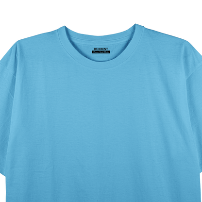 Baby Blue Unisex Regular Fit Tshirt - BURBENT®