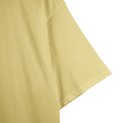 Beige Unisex Regular Fit Tshirt - BURBENT®