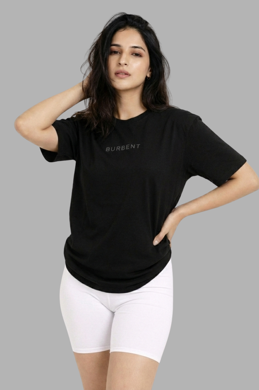 Black Oversized French Terry Unisex T-Shirt