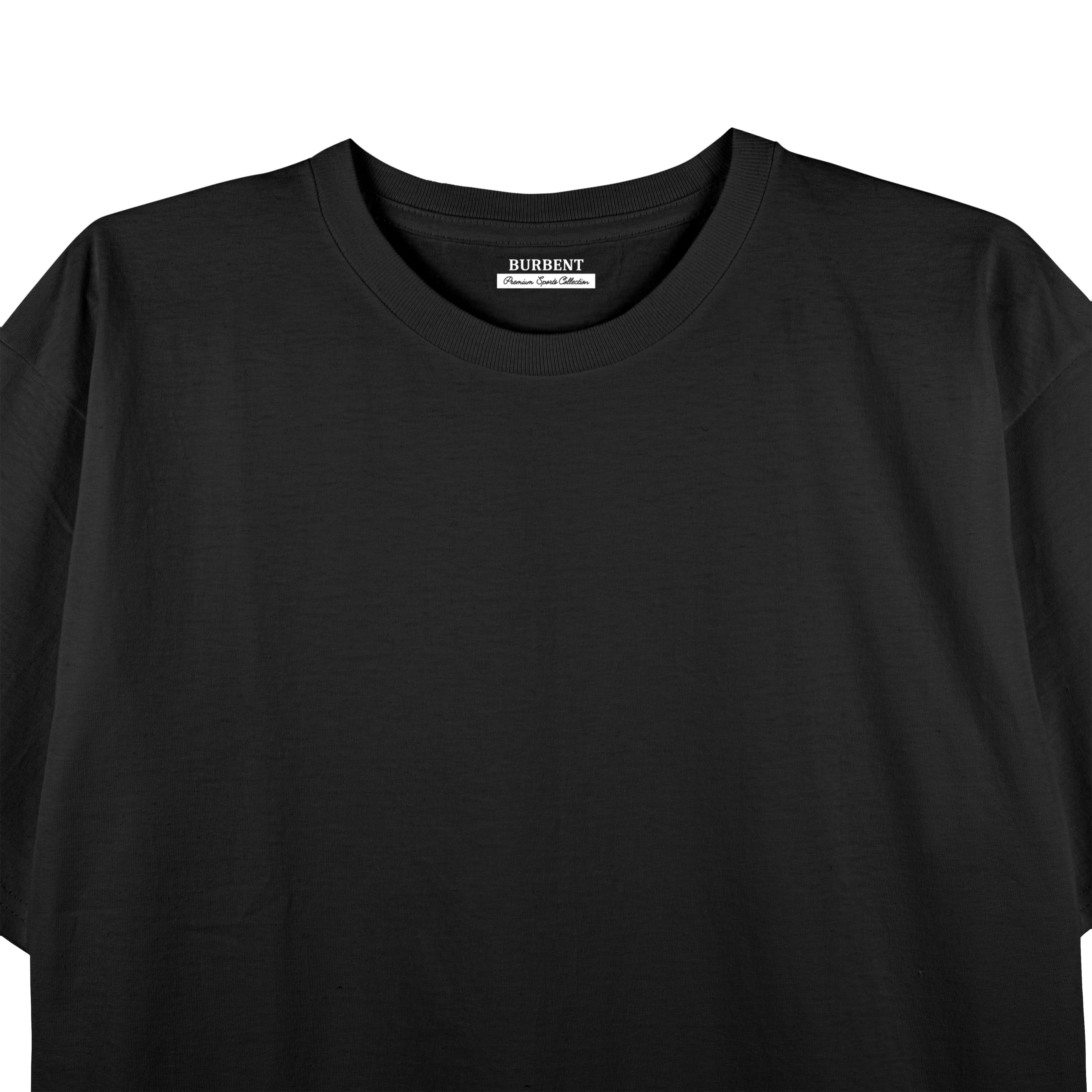 Black Unisex Regular Fit Tshirt - BURBENT®