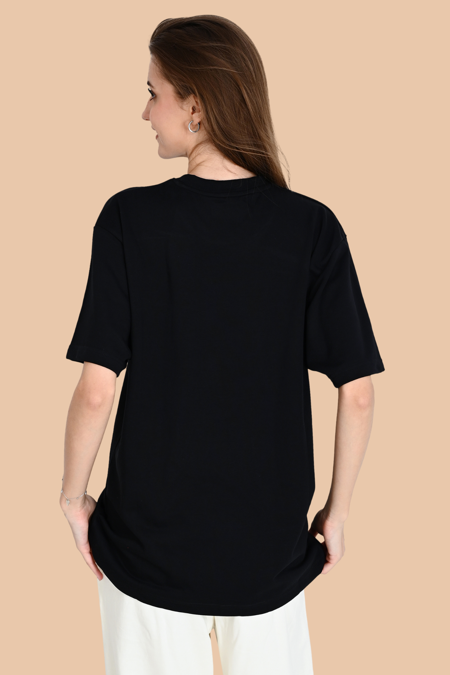 Black Unisex Oversized French Terry T-Shirt