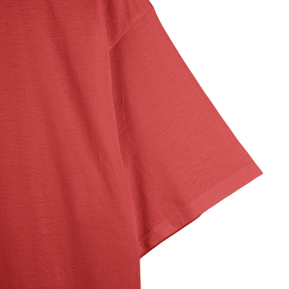 Carmine Red Unisex Regular Fit Tshirt - BURBENT®