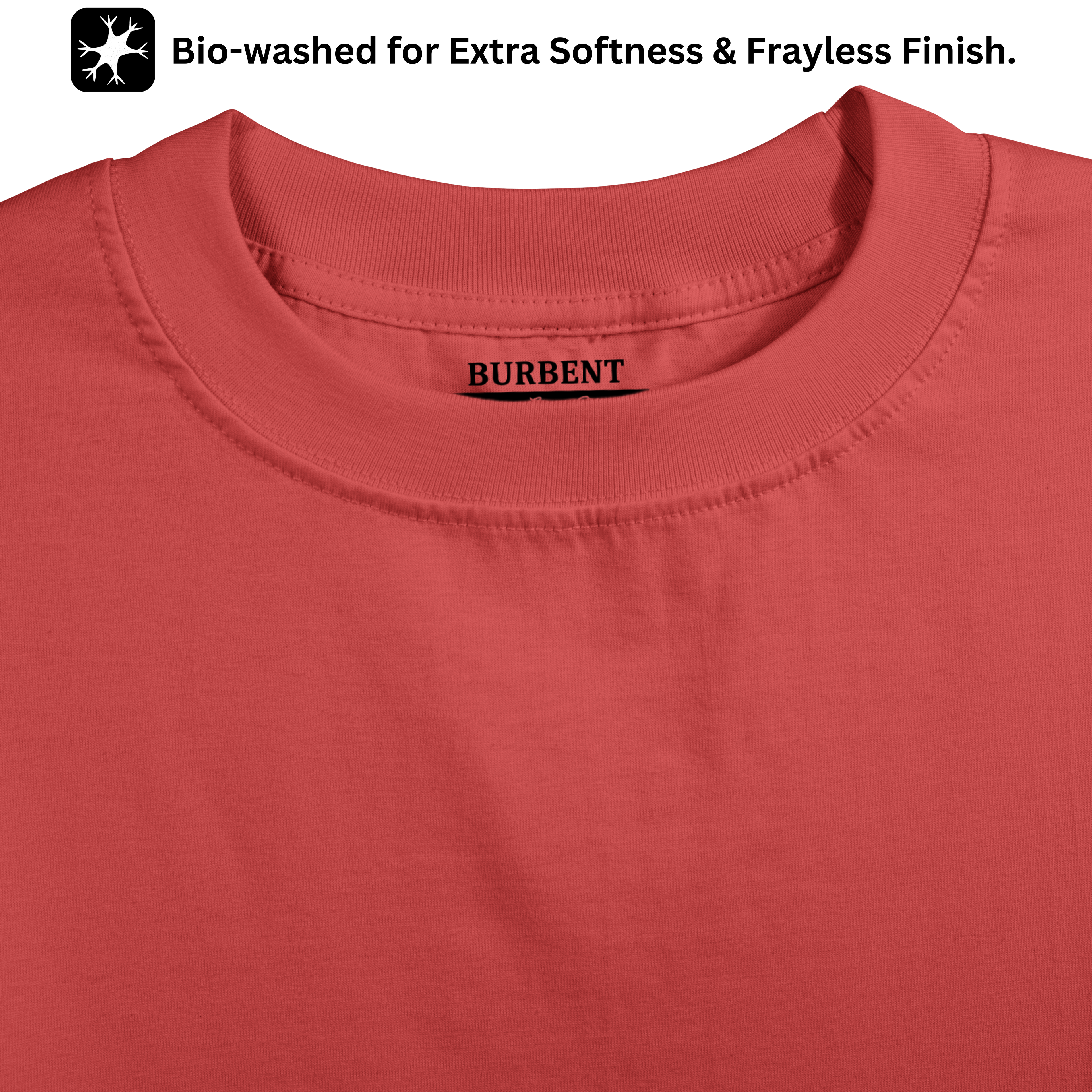 Coral Oversized Fit Unisex Tshirt