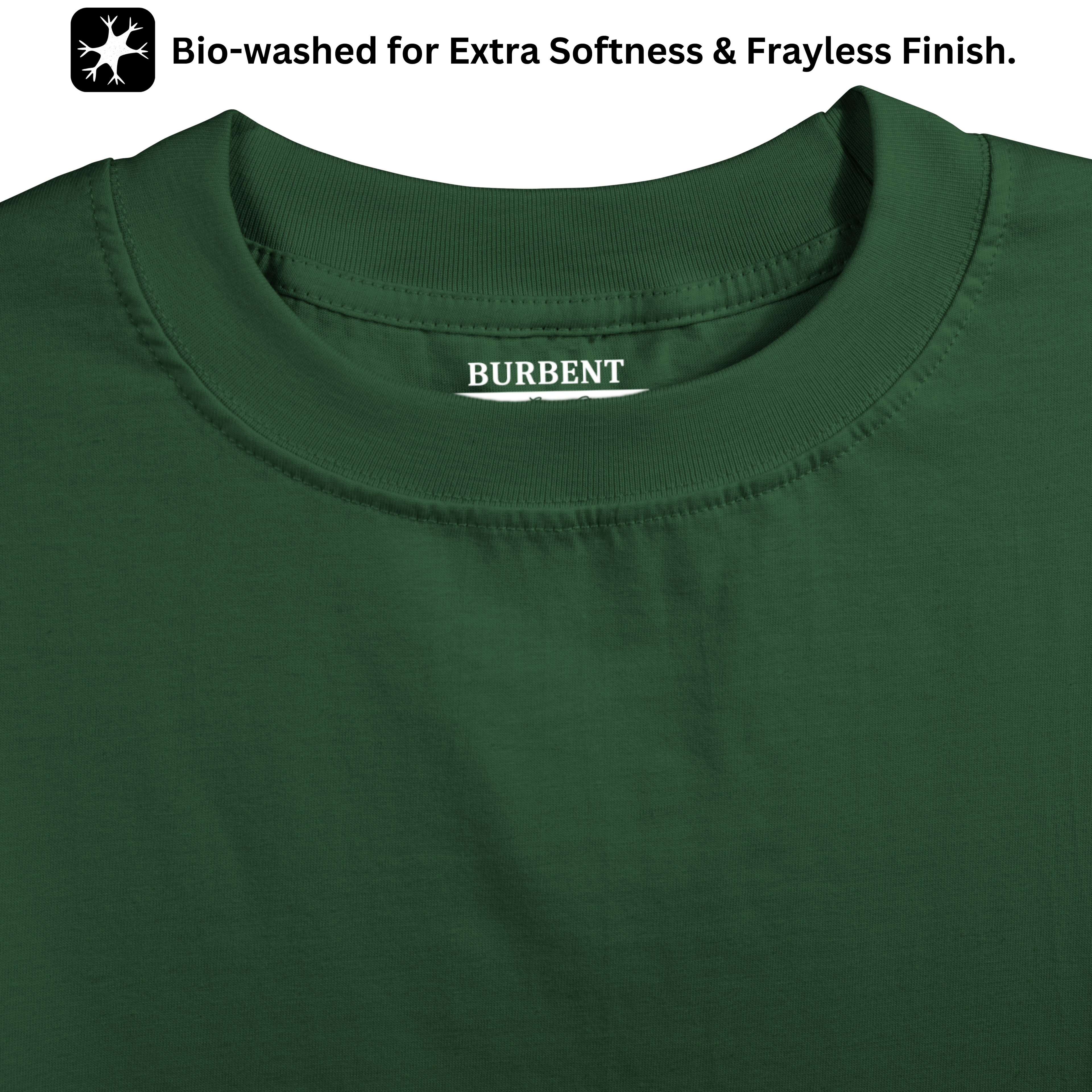 Dark Green Oversized Fit Unisex Tshirt