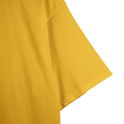 Golden Yellow Unisex Regular Fit Tshirt - BURBENT®