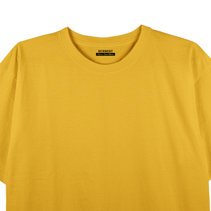 Golden Yellow Unisex Regular Fit Tshirt - BURBENT®