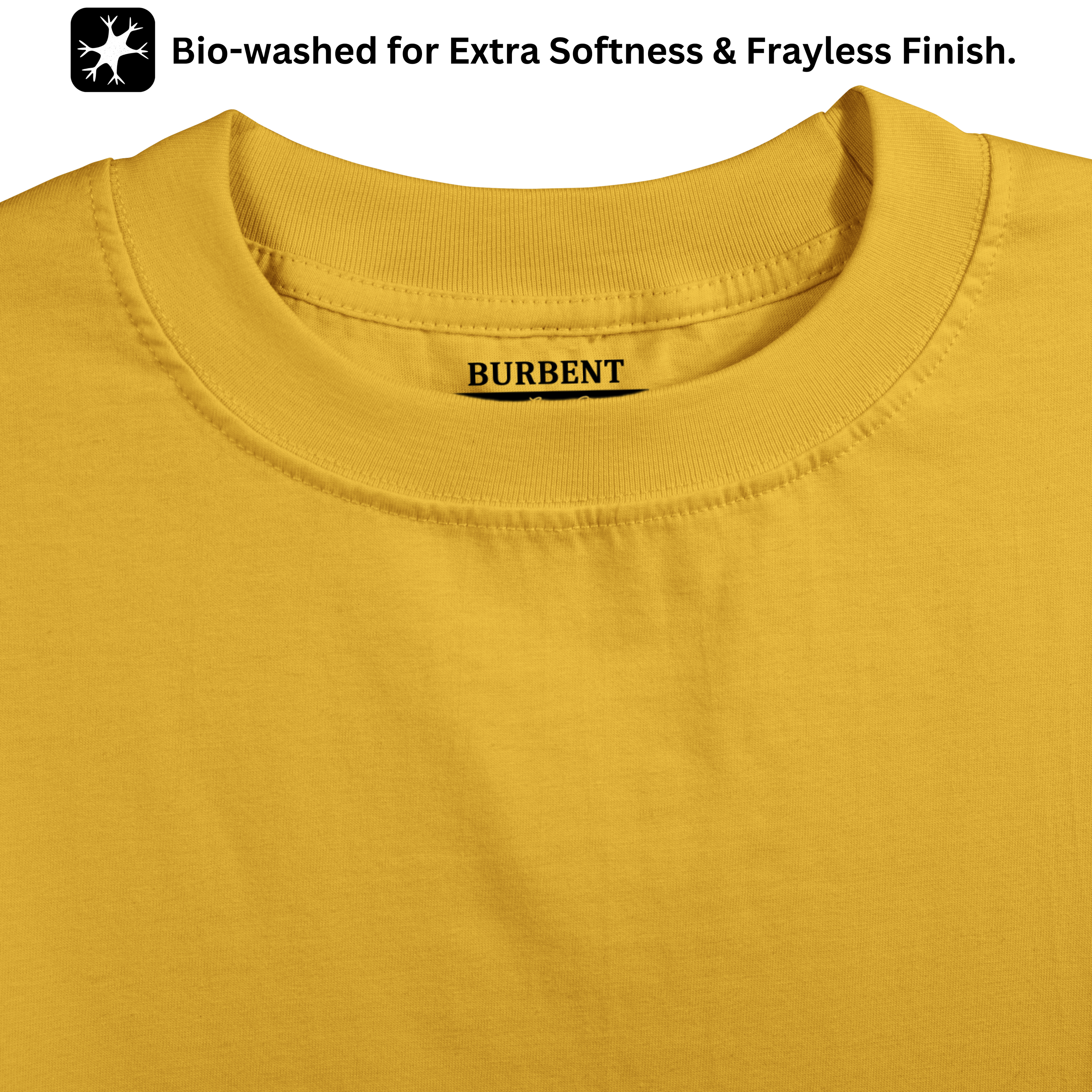 Mustard Yellow Oversized Fit Unisex Tshirt